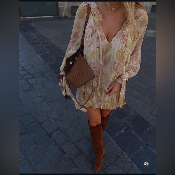 ZARA PRINTED SHORT DRESS ZW COLLECTION - Picture 12 of 17